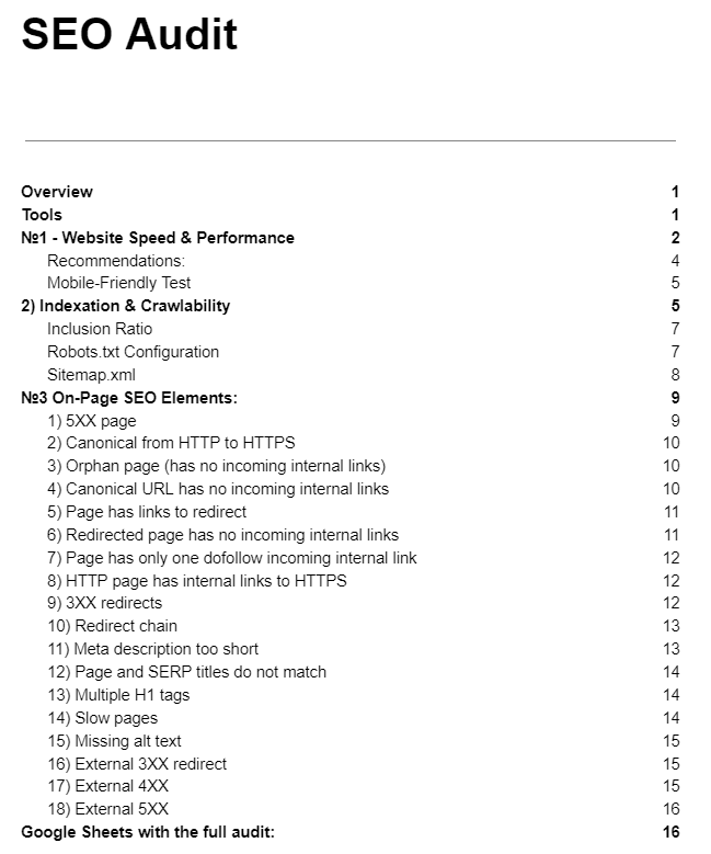 Phase 1 – Technical Audit & Recovery